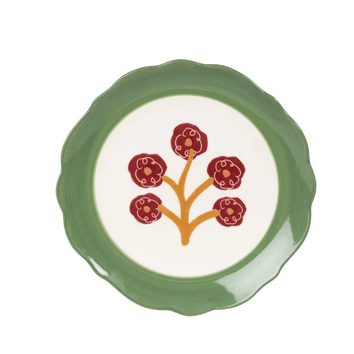 Flower Printed Plate (Small)