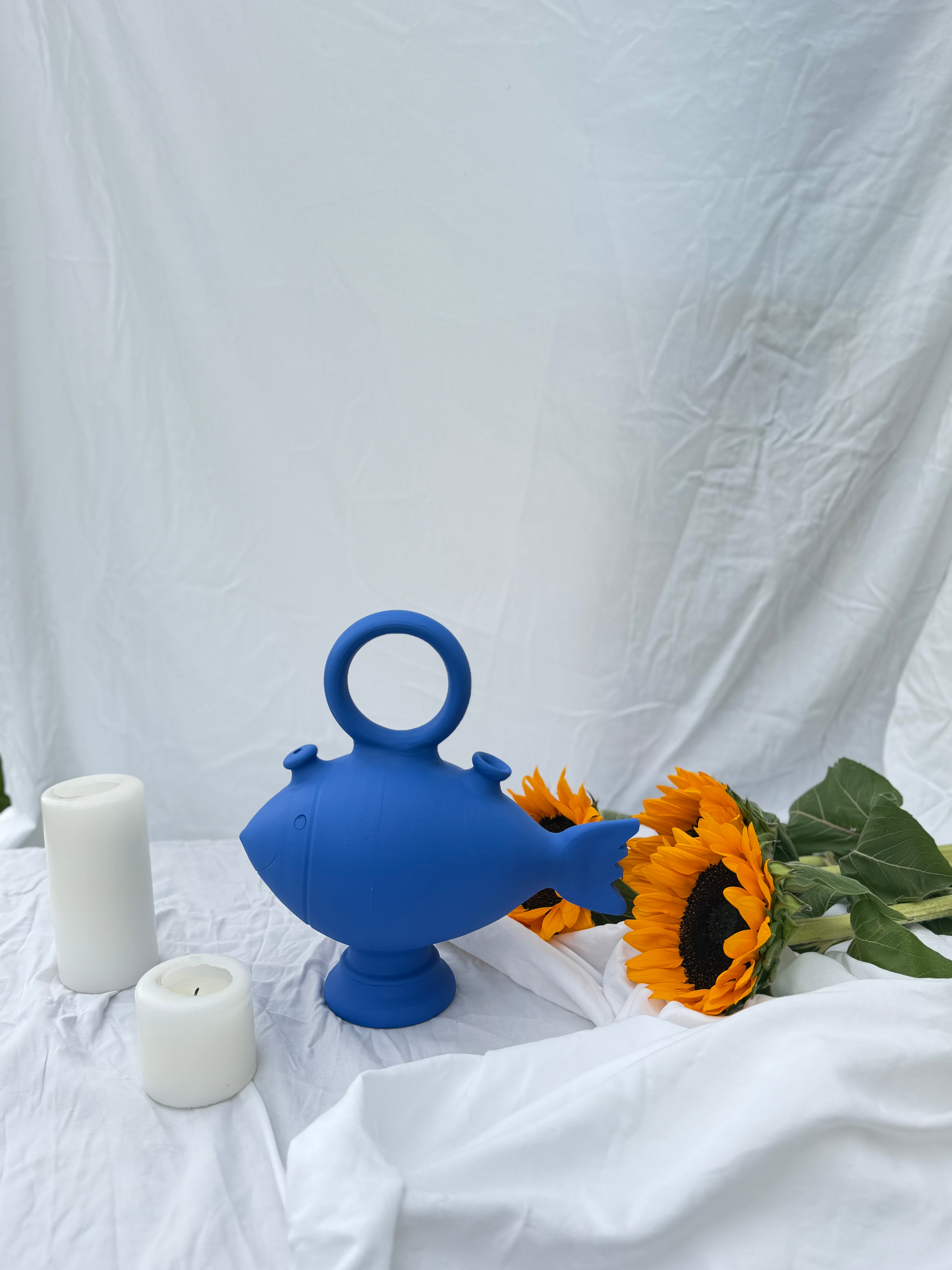 Fish-shaped water jug