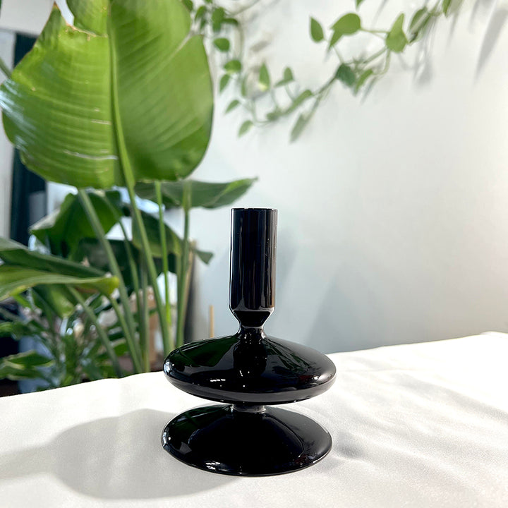 Black Candle Holder